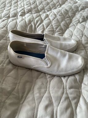 Keds Women’s Slip-On Canvas Champion Loafers in White Size 10 Casual Athleisure